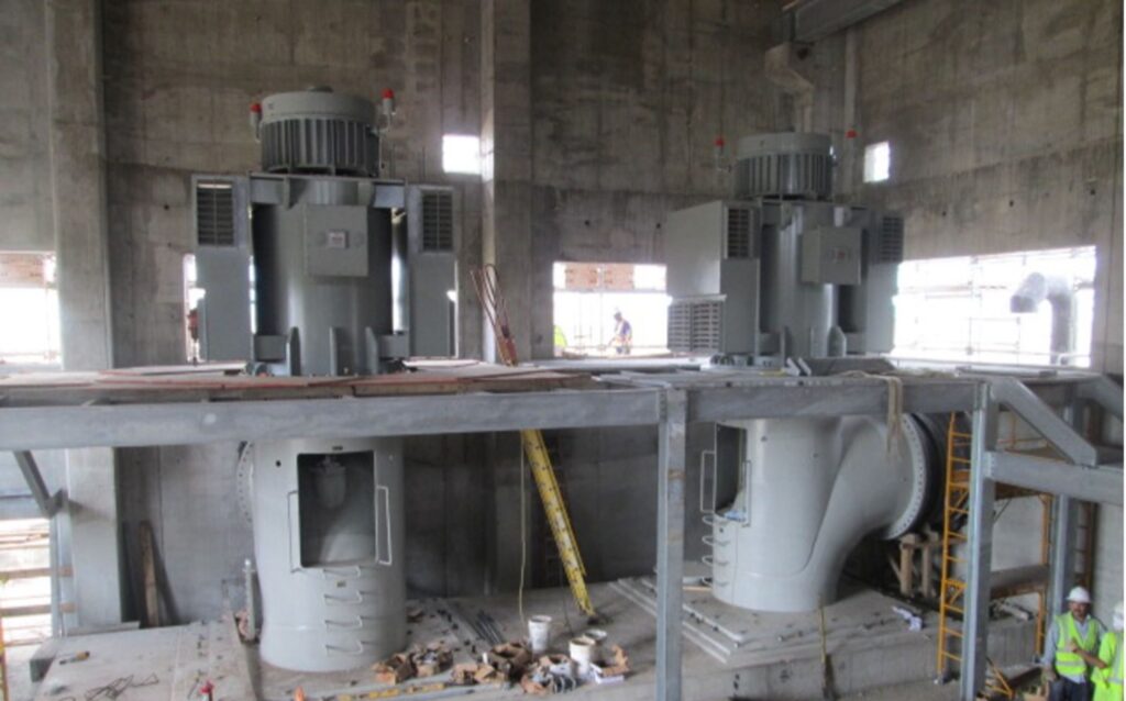 Photo of work by Cycle Construction for OSP 05 Two 300 CFS Pumps with Generator at Drainage Pump Station