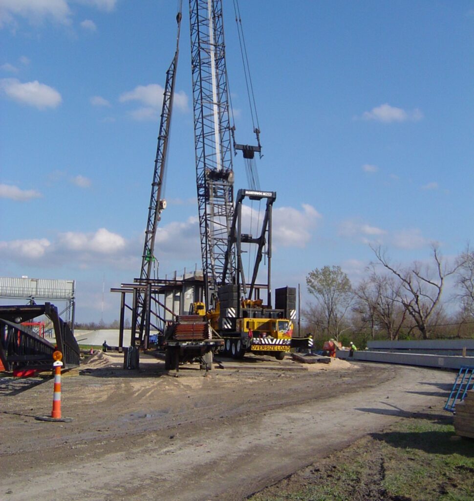 Cycle Construction's safe house project piles