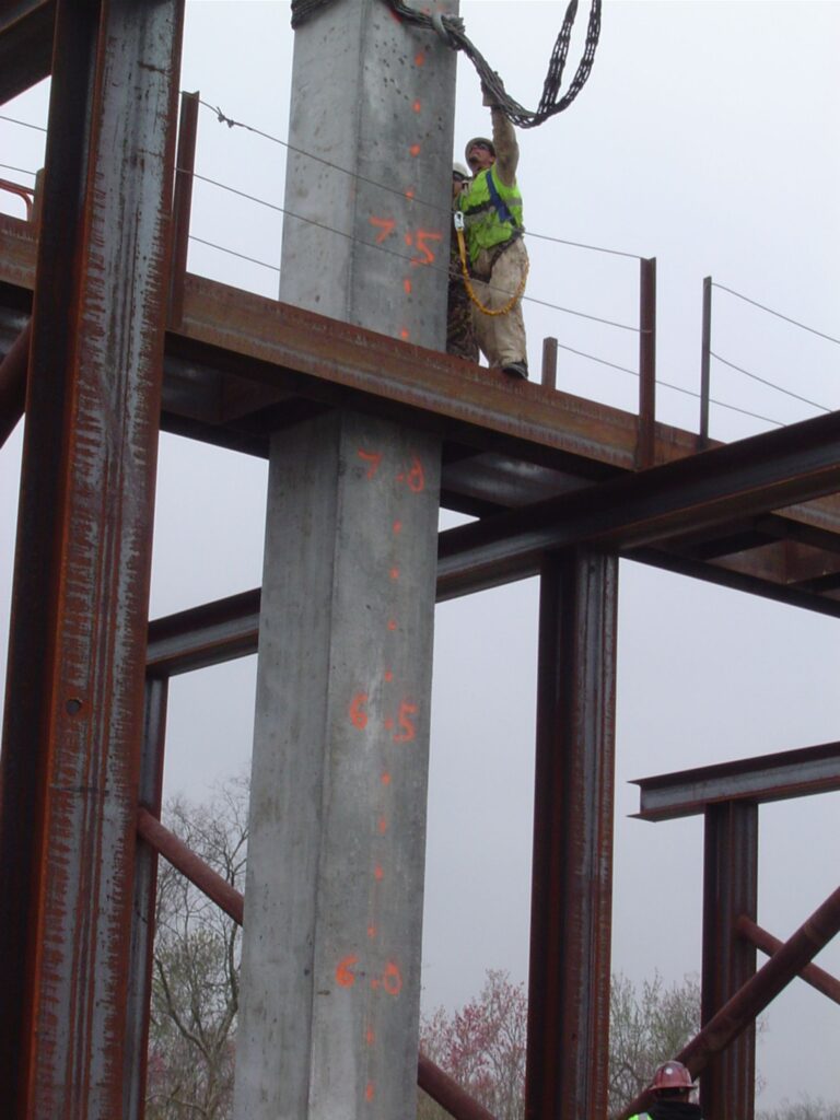 Cycle workers setting up safe house