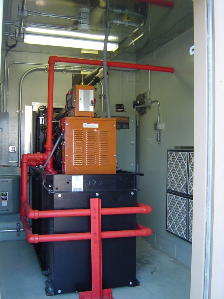 Cycle's safe house generator set up