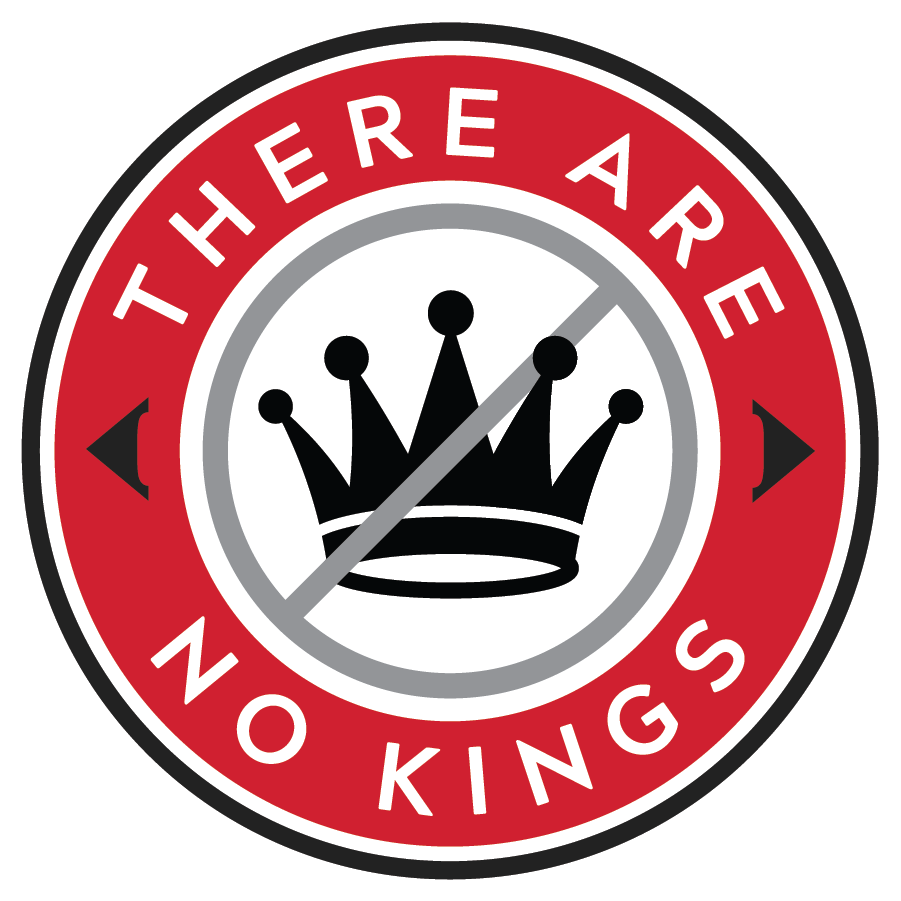 A Core Value badge that says "There are no kings."